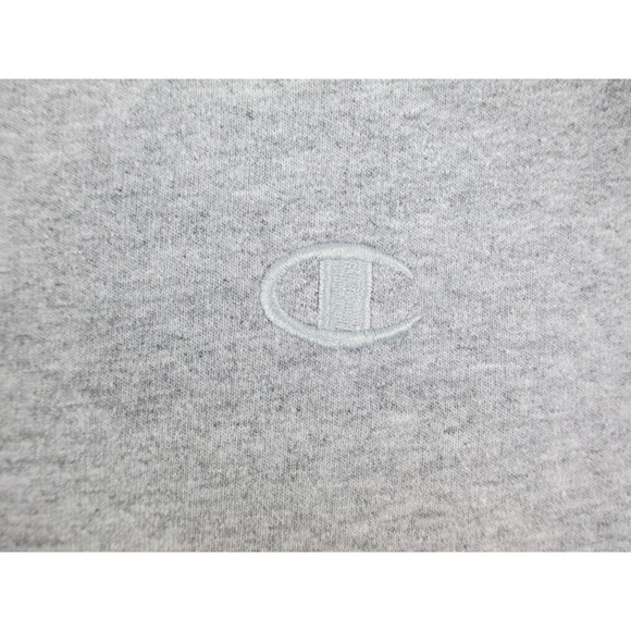 Champion Sweater Womens 2XL XXL Gray Logo Pullover Cotton‎ Blend Casual Ladies - Picture 4 of 9